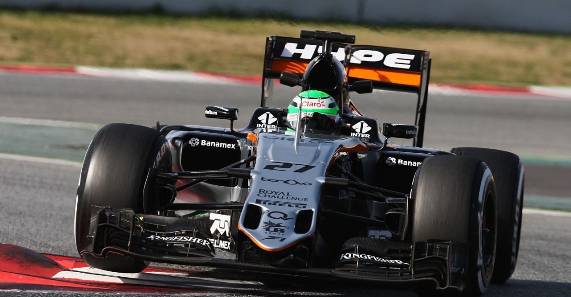 Testy F1 przed sezonem 2016: Hulkenberg pokazał szybkość Force India