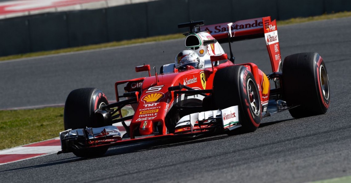 Ferrari najszybsze raz jeszcze na koniec testów F1 przed sezonem 2016