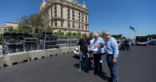 Uliczny tor w Baku skontrolowany przez FIA