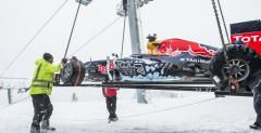 Verstappen, bolid F1 i zjazd w Alpach