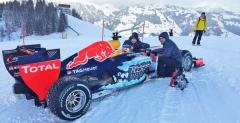 Verstappen, bolid F1 i zjazd w Alpach