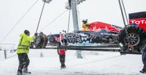 Verstappen, bolid F1 i zjazd w Alpach