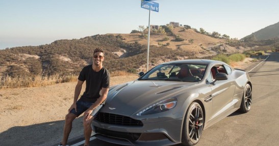Ricciardo woził się prawdziwymi furami po Los Angeles