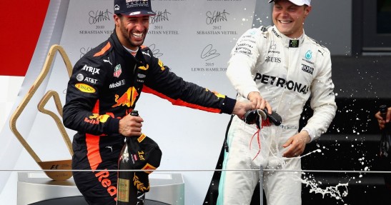 Daniel Ricciardo i Valtteri Bottas