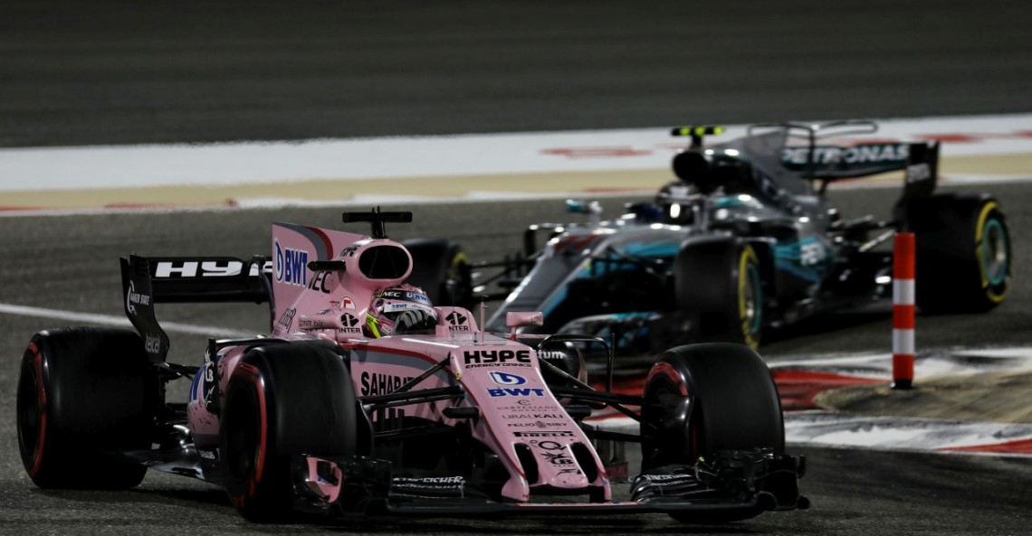 Sergio Perez przed Valtterim Bottasem