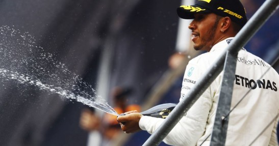 Spa - wyścig: Hamilton nie dał się Vettelowi