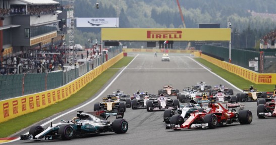 Spa - wyścig: Hamilton nie dał się Vettelowi