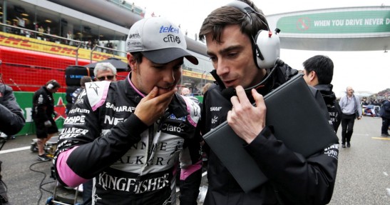 Reprymenda dla Ricciardo i Pereza za spóźnienie na hymn