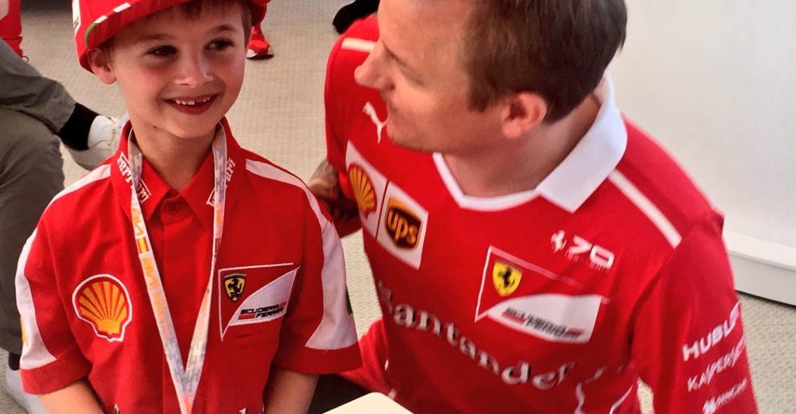 Raikkonen pociesza rozpłakanego fana
