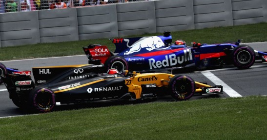 GP Węgier 2017 - ustawienie na starcie wyścigu