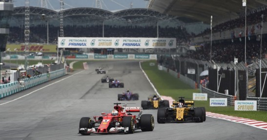 Vettel najlepszym kierowcą GP Malezji wg fanów