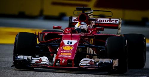 Vettel nie stracił silnika w wypadku na starcie GP Singapuru