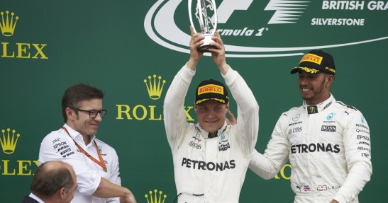 Bottas jeszcze nie cieszył się tak z drugiego miejsca
