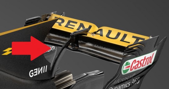 Renault wezwane do zmodyfikowania tylnego skrzydła bolidu