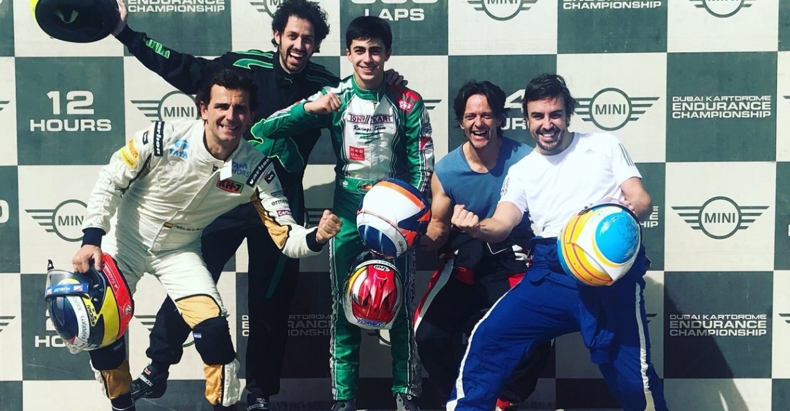 Alonso kolejny raz wystartował w 24-godzinnym wyścigu kartingowym