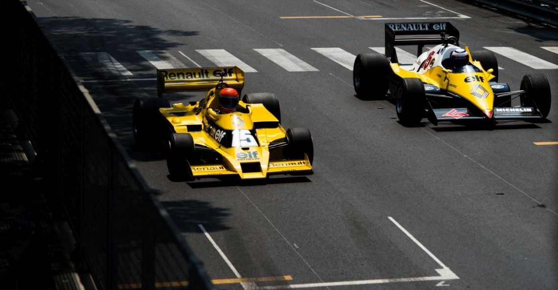 Historyczne bolidy Renault z Formuły 1