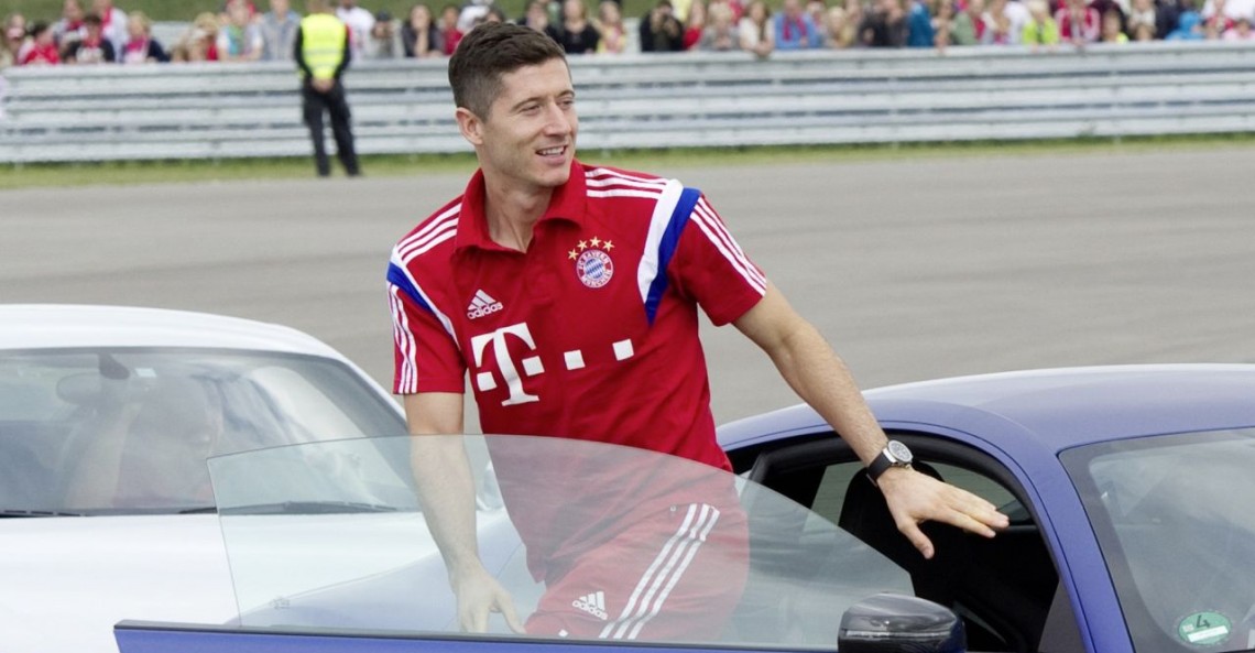 Robert Lewandowski gościem na GP Monako