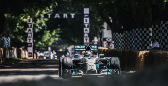Rosberg kręci bączki bolidem F1 na Goodwood Festival of Speed...