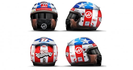 Grosjean wystartuje w specjalnym kasku podczas GP USA - dla uczczenia pamięci Haydena