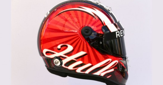 Nowy kask Hulkenberga