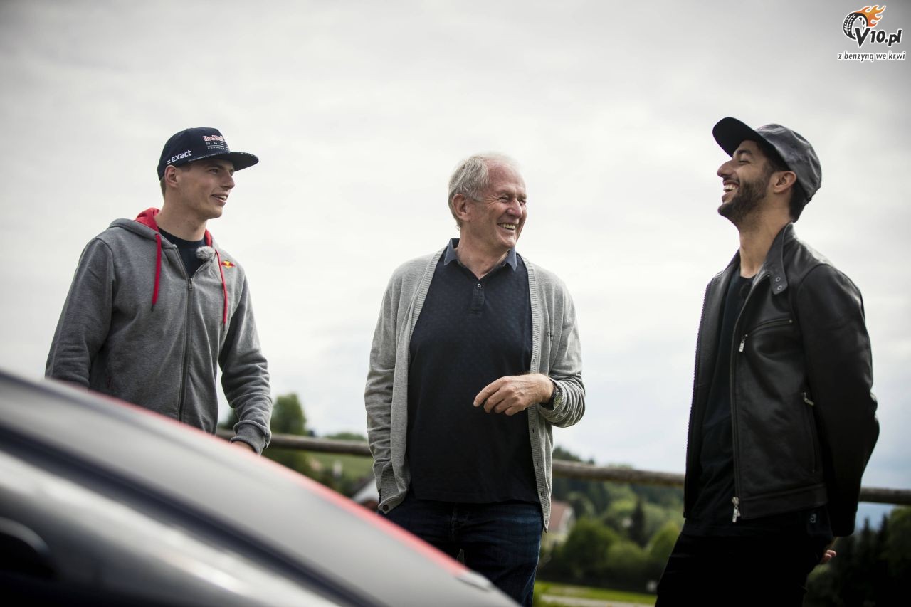 Verstappen i Ricciardo zdemolowali przyczepy kempingowe w nietypowym wycigu