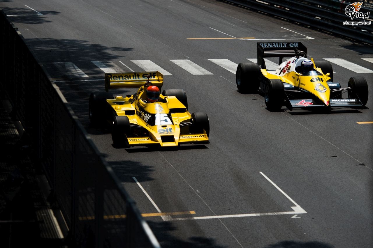 Historyczne bolidy Renault z Formuy 1