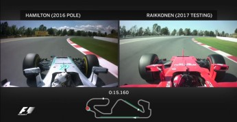 Porównanie szybkości nowych bolidów F1 i starych (wideo)