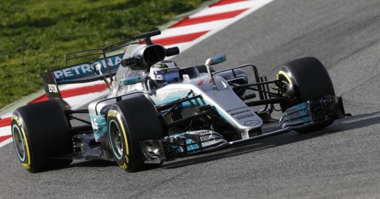 Bottas wolniejszy od Hamiltona o 0,2 sekundy