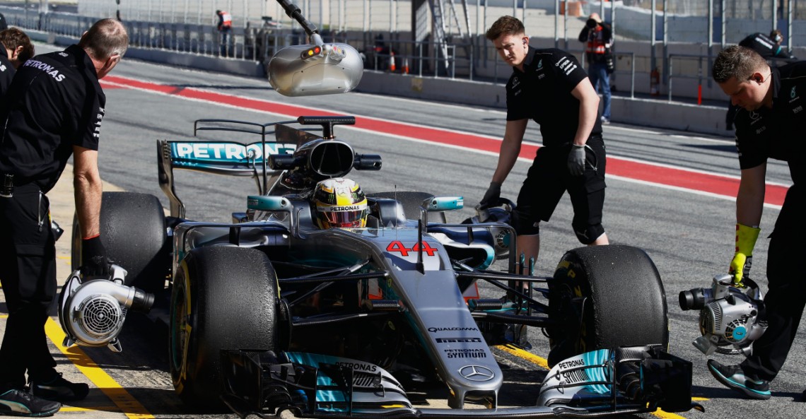 Mercedes niezadowolony z części poprawek do bolidu