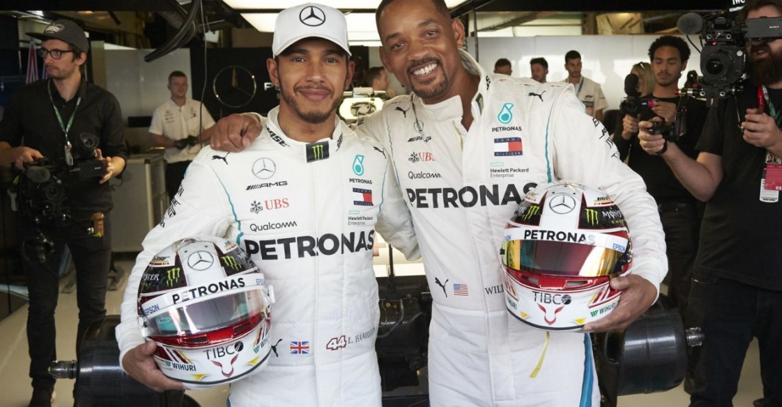 Lewis Hamilton i Will Smith