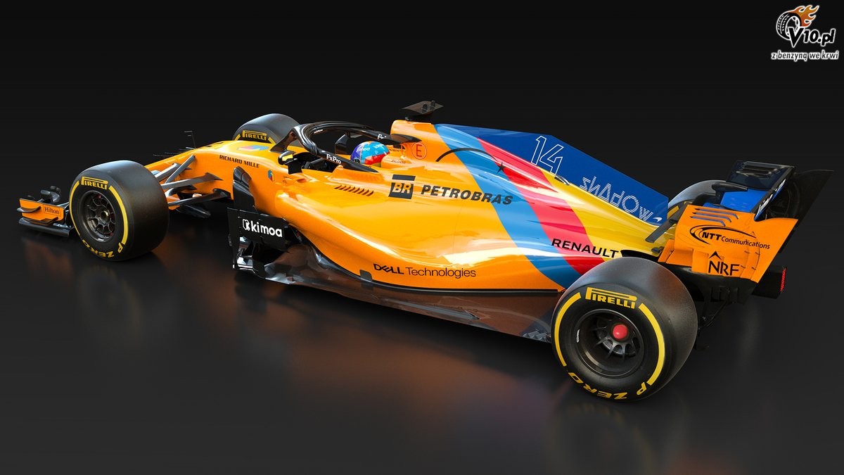 McLaren pokaza specjalne malowanie bolidu na poegnanie Alonso