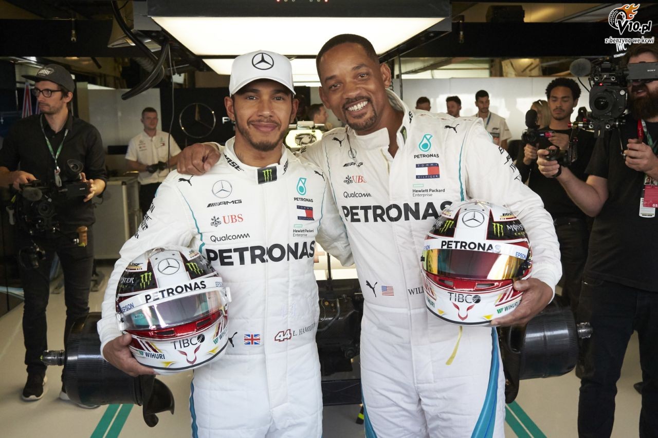 Lewis Hamilton i Will Smith
