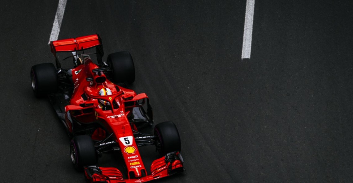GP Azerbejdżanu - kwalifikacje: Pole position Vettela