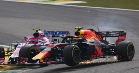 Verstappen odbywa karę za przepychankę z Oconem