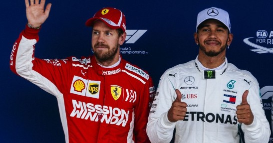 Hamilton i Vettel utrzymali swoje pozycje startowe