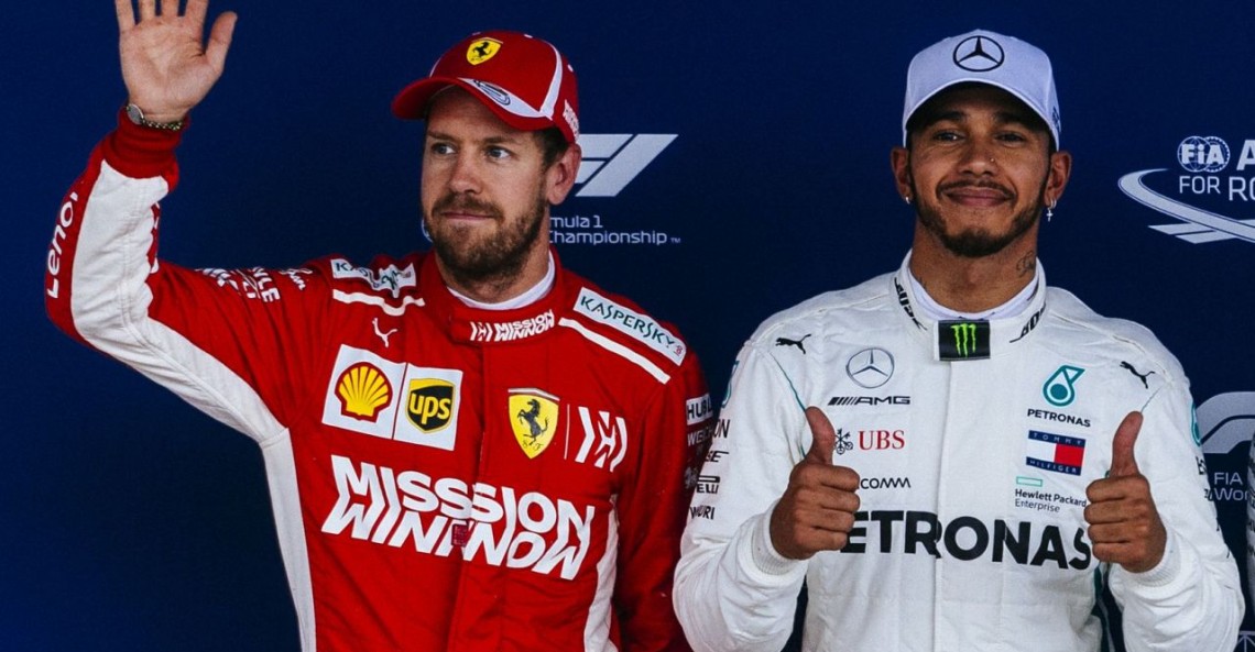 Hamilton i Vettel utrzymali swoje pozycje startowe