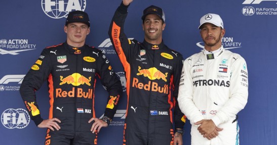 Verstappen był podrażniony radością Ricciardo