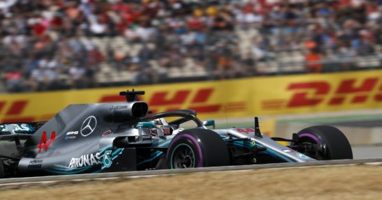 Mercedes: Hamilton mógłby wygrać w Niemczech i bez wypadku Vettela