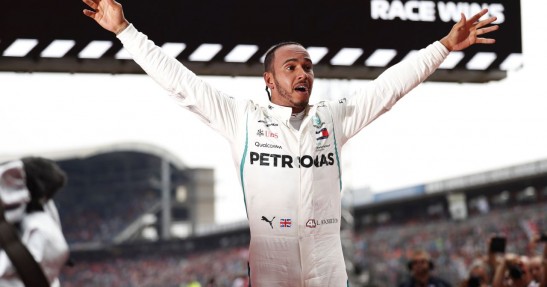 Hamilton chwali się momentami 'wyjątkowej' jazdy w drodze po piąte mistrzostwo świata F1