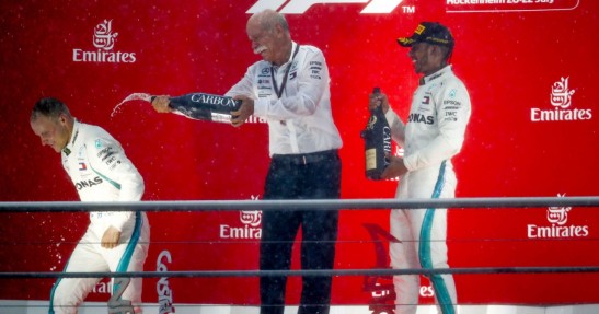 Bottas nie ma pretensji do Mercedesa o zakaz walki z Hamiltonem