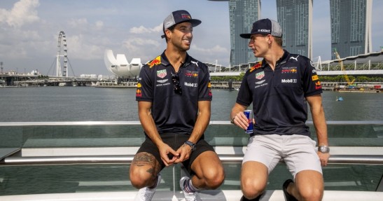 Daniel Ricciardo i Max Verstappen