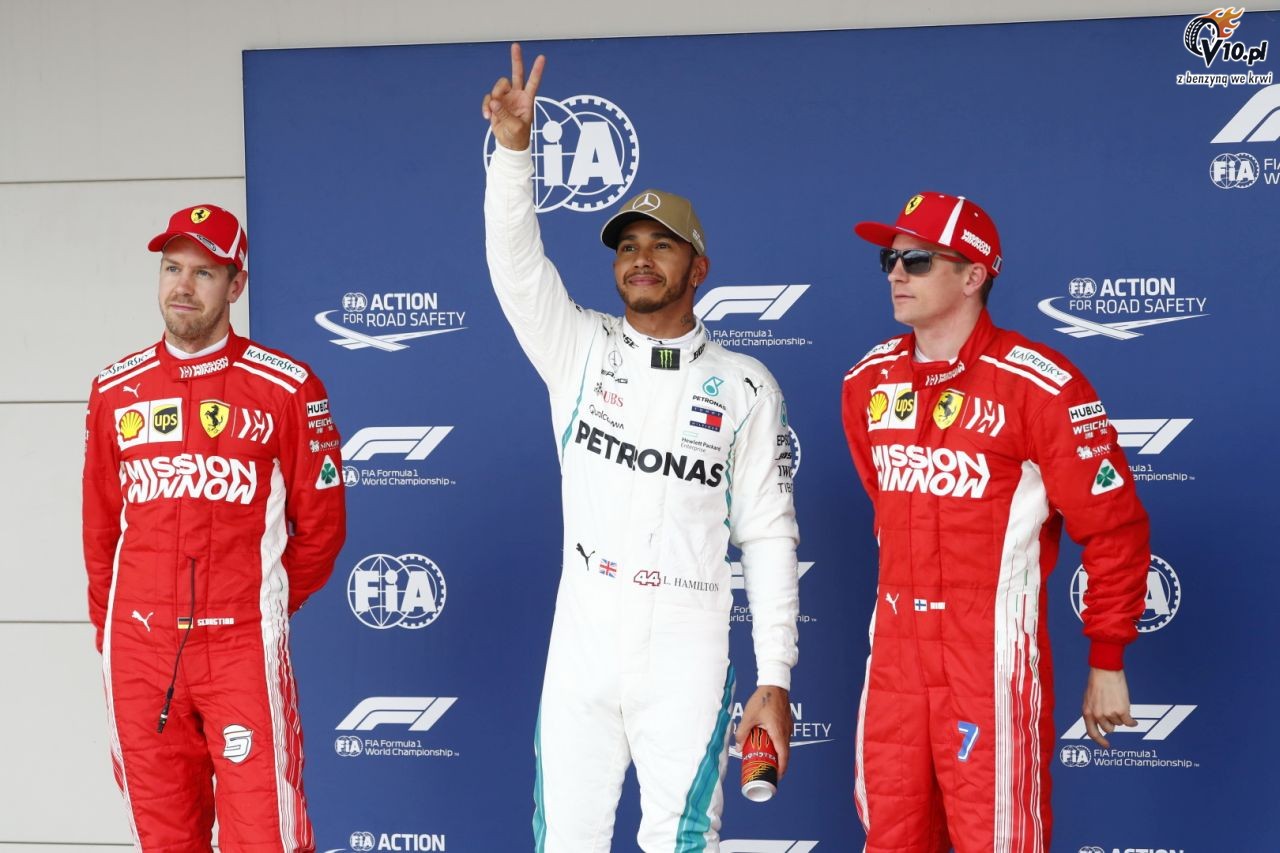 GP USA - kwalifikacje: Hamilton minimalnie pokonuje duet Ferrari