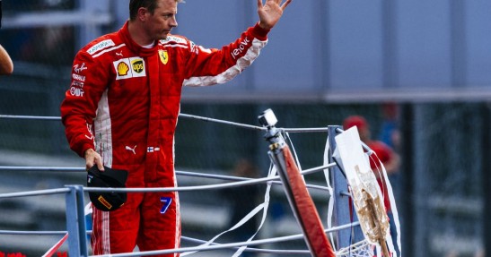 Raikkonen najlepszym kierowcą GP Włoch wg fanów