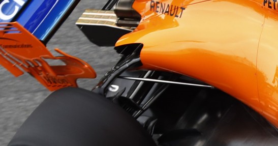 McLaren zwrócił na siebie uwagę agresywnym zawieszeniem