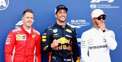 Ricciardo w�tpi, �e nie dosta� si� do Mercedesa i Ferrari przez Hamiltona oraz Vettela