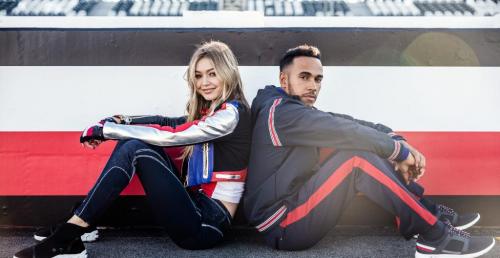 Hamilton na przejażdżce z supermodelką Gigi Hadid