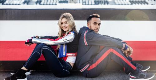 Hamilton na przejadce z supermodelk Gigi Hadid