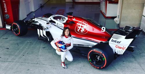 Tatiana Calderon zadebiutowaa za kierownic bolidu F1