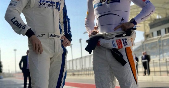Alonso poprowadził samochód NASCAR, Johnson bolid F1