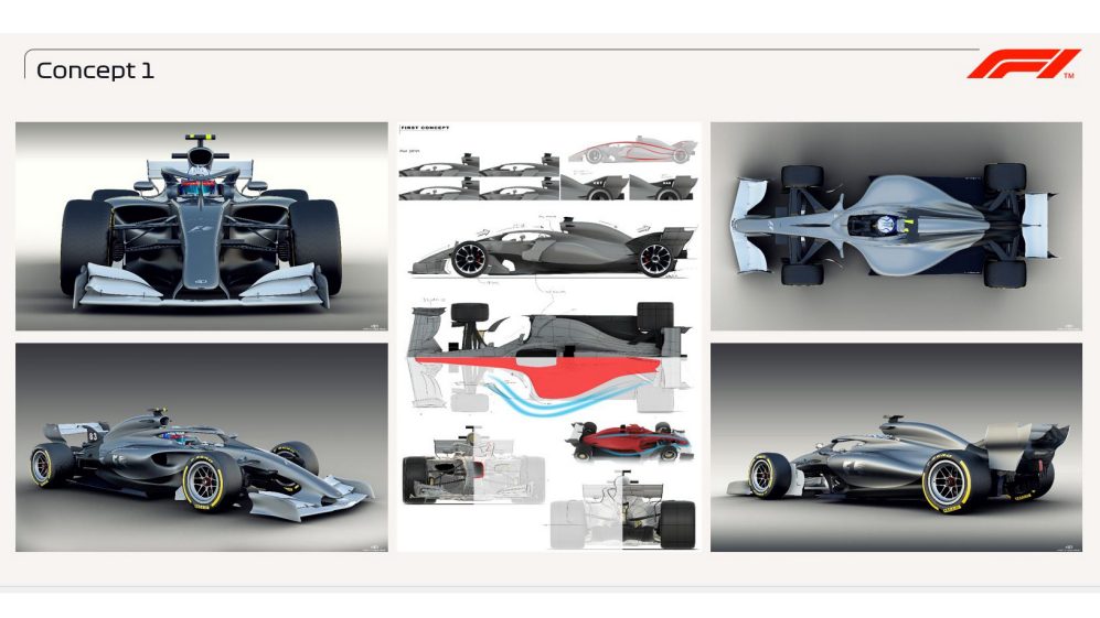 Projekt bolidw F1 na sezon 2021 - kolejne grafiki